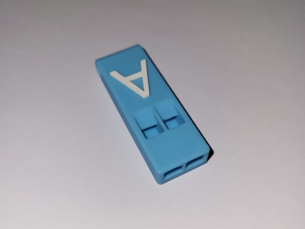 Whistle with letter A
