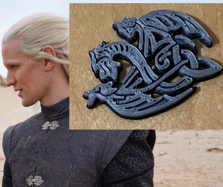 Targaryen Dragon Clasp/Button