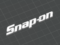 Snap-On Tools Logo Emblem - Custom 3D Printed