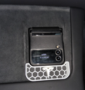Honeycomb logo flip phone spacer for Tesla model Y cordless charger