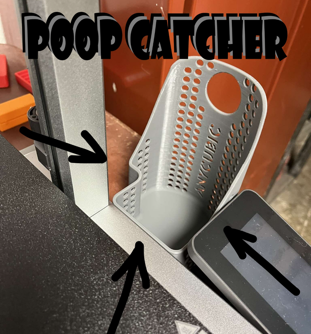 Anycubic Kobra 3 Combo Large Poop Catcher bin