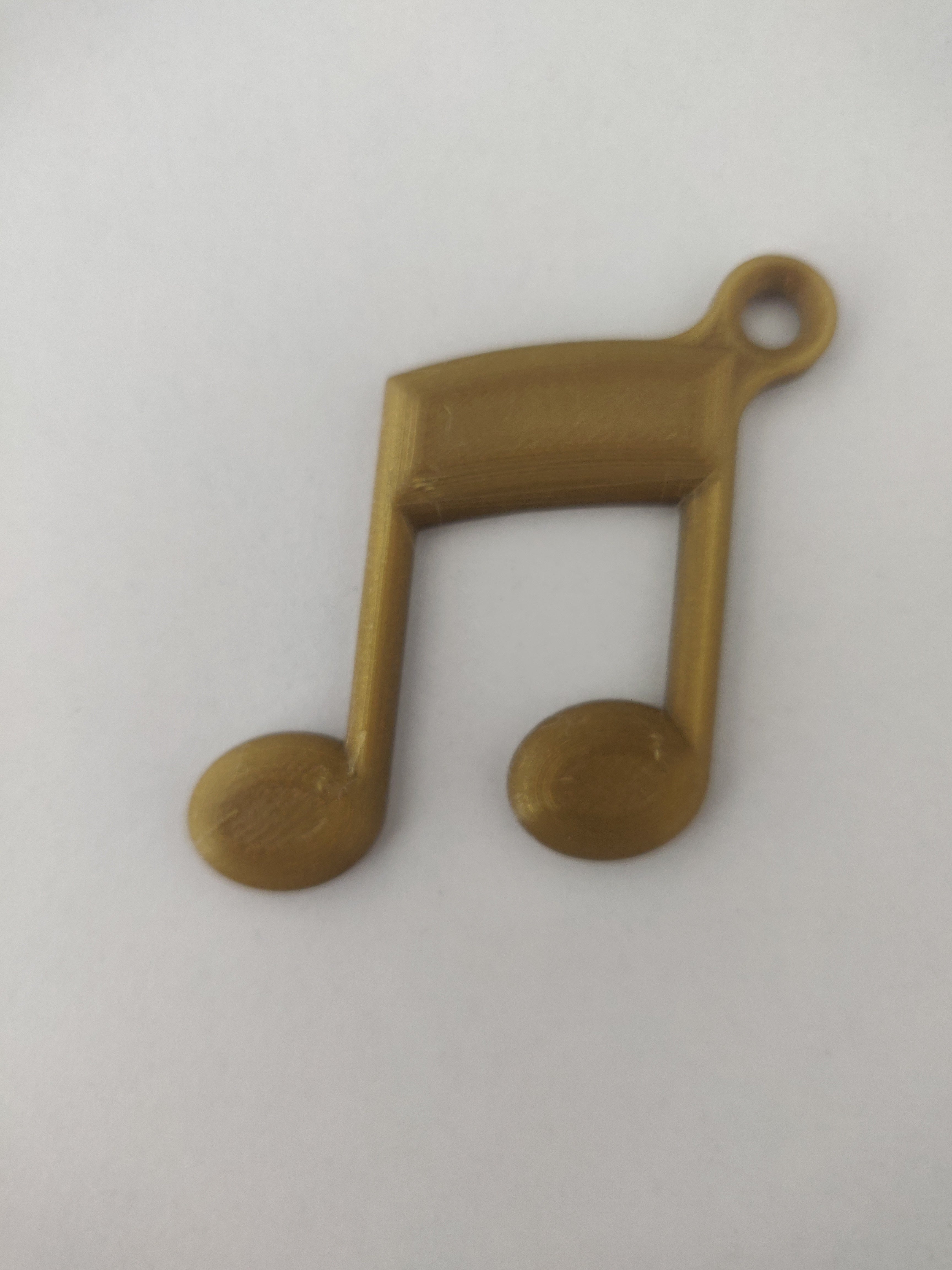 Musical Note keyring keychain
