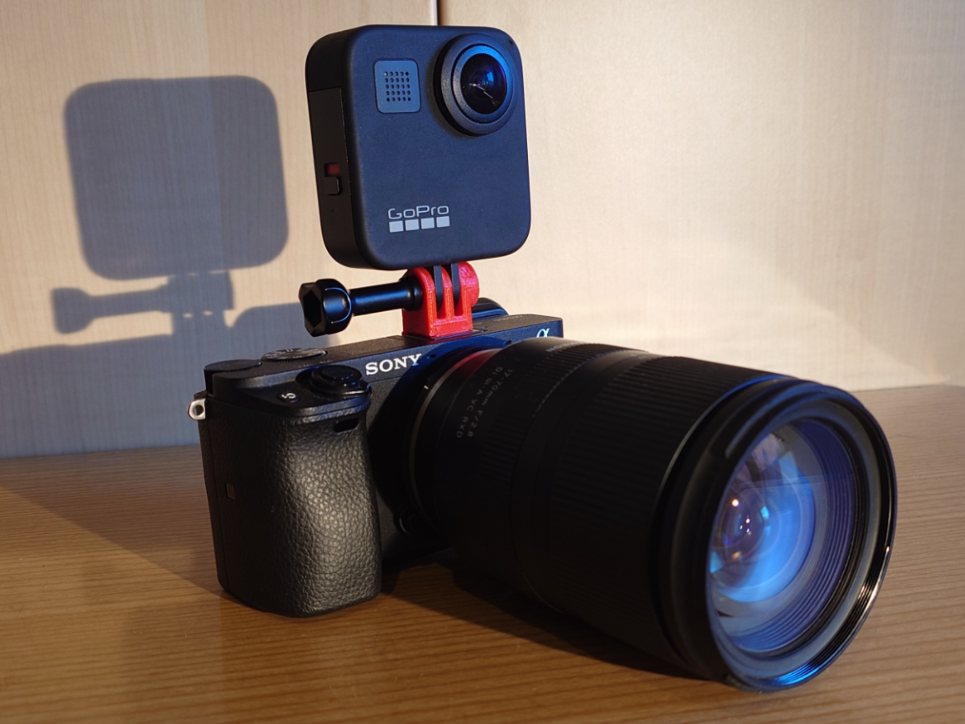 GoPro stand for Sony alpha