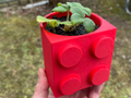 Brick, block Flowerpot, Vase