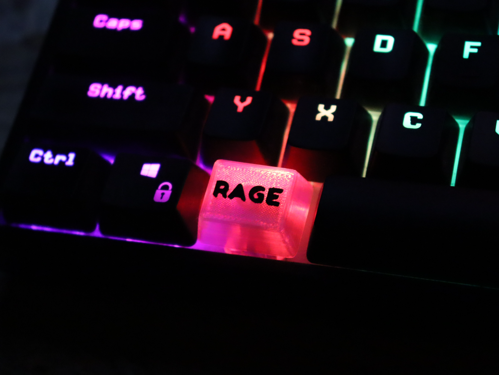 Rage Quit - Cherry MX Keys