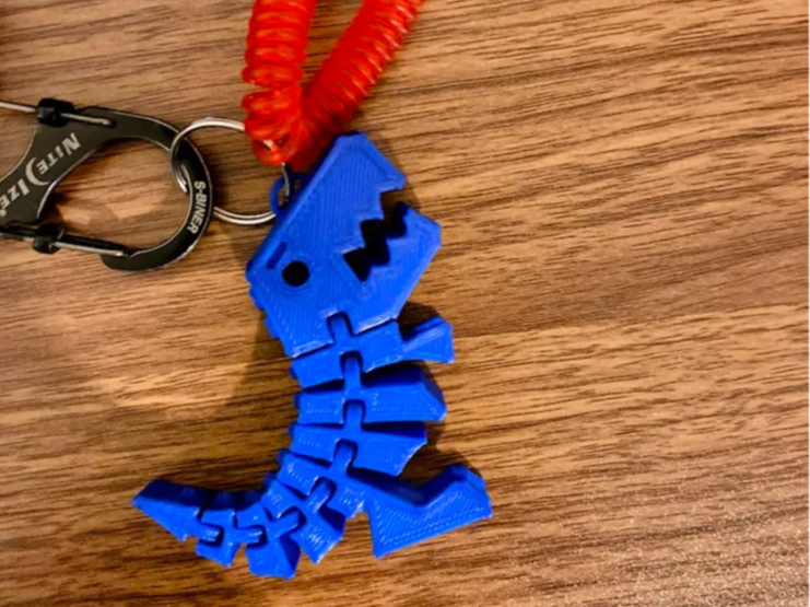 Flexi Rex Keychain