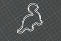 DINO DINOSAUR COOKIE CUTTER