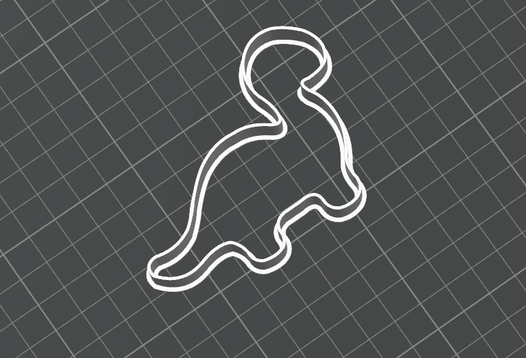 DINO DINOSAUR COOKIE CUTTER