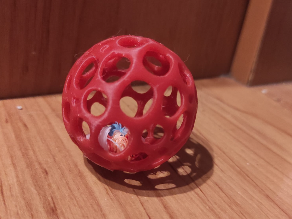 Cat toy flush poop ball