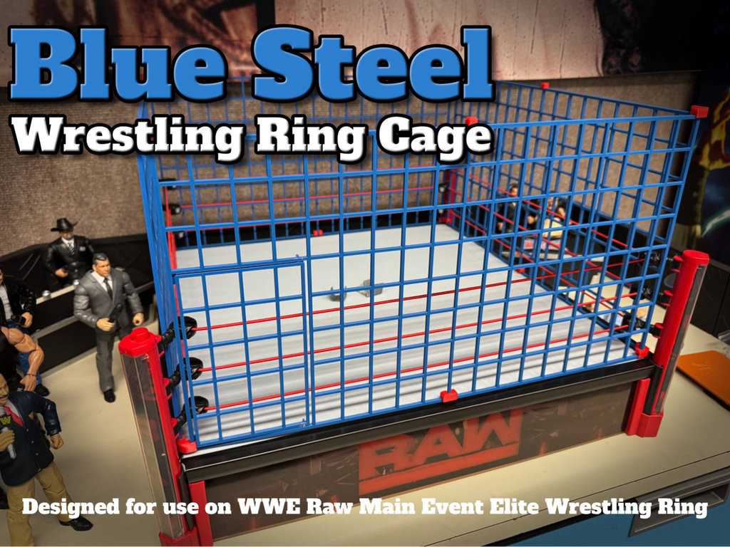 Blue Steel Cage - for 20 in Scale Size Ring