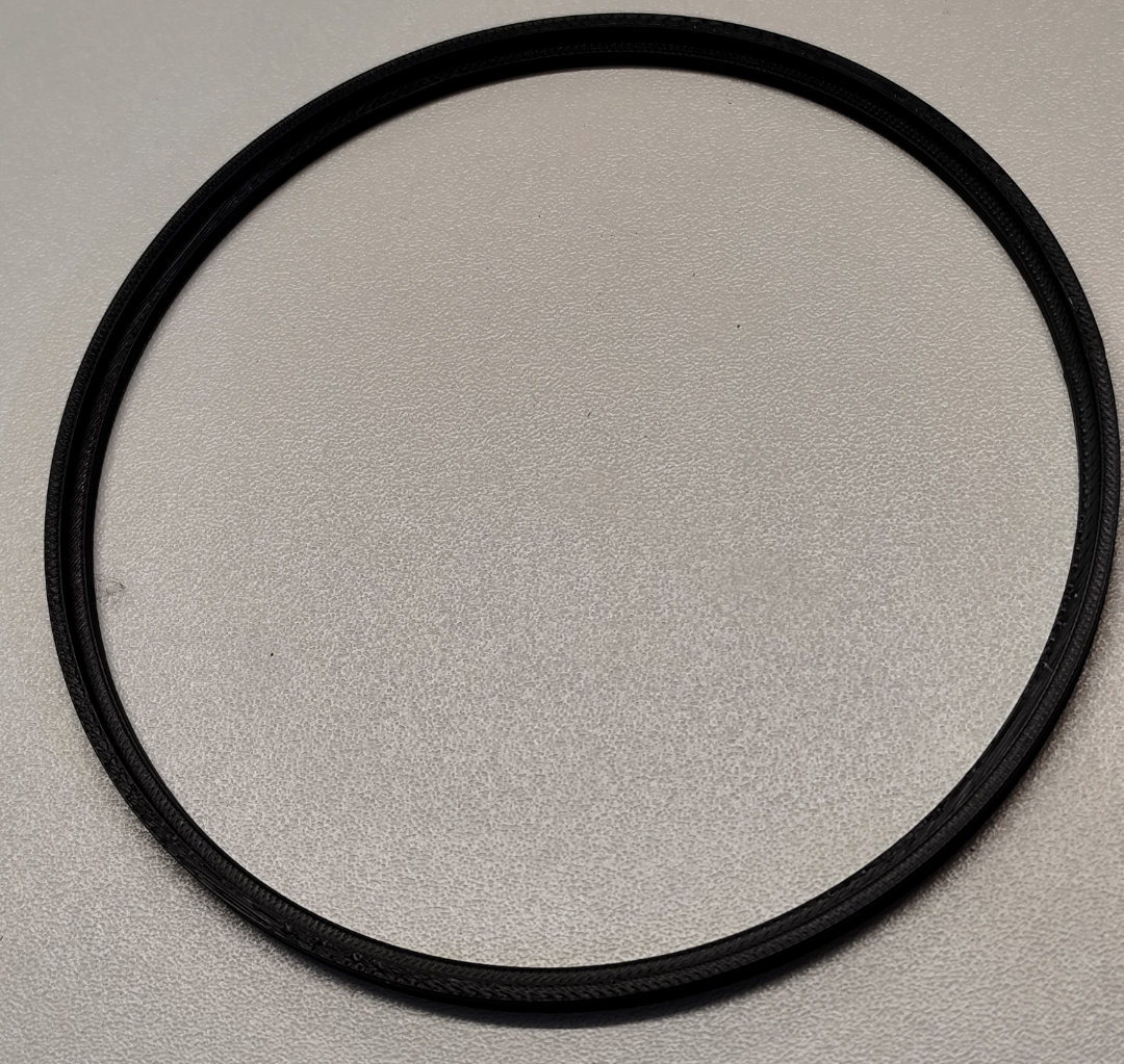 Ring für Glasmontage an Dynamit Uhr