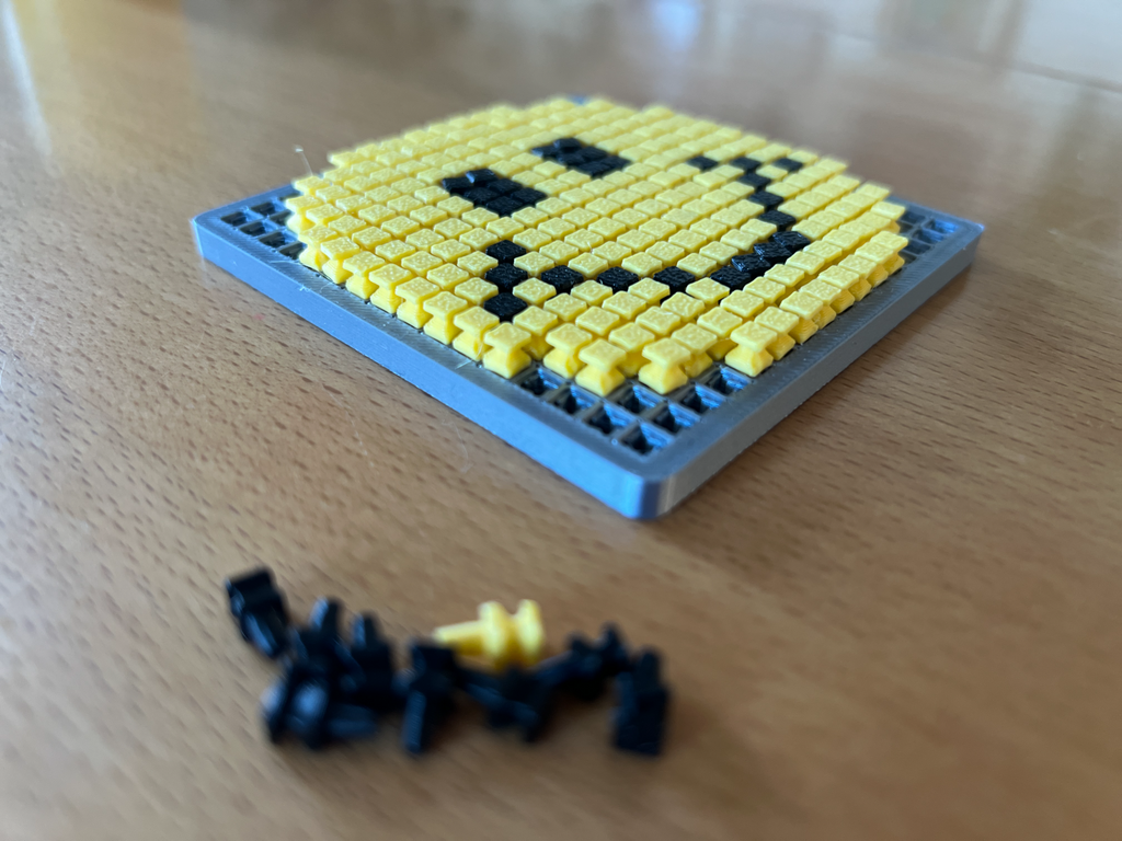 Pixel Puzzle - Big Smile 16x16 - 256 blocks
