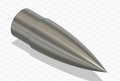 Rocket Nose Cone (25mm_OD)