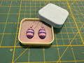 Gift box for Easter egg earrings