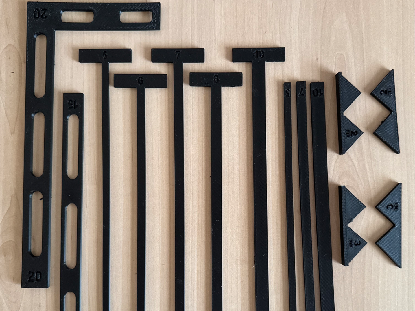 Bookbinding spacers & corner jigs
