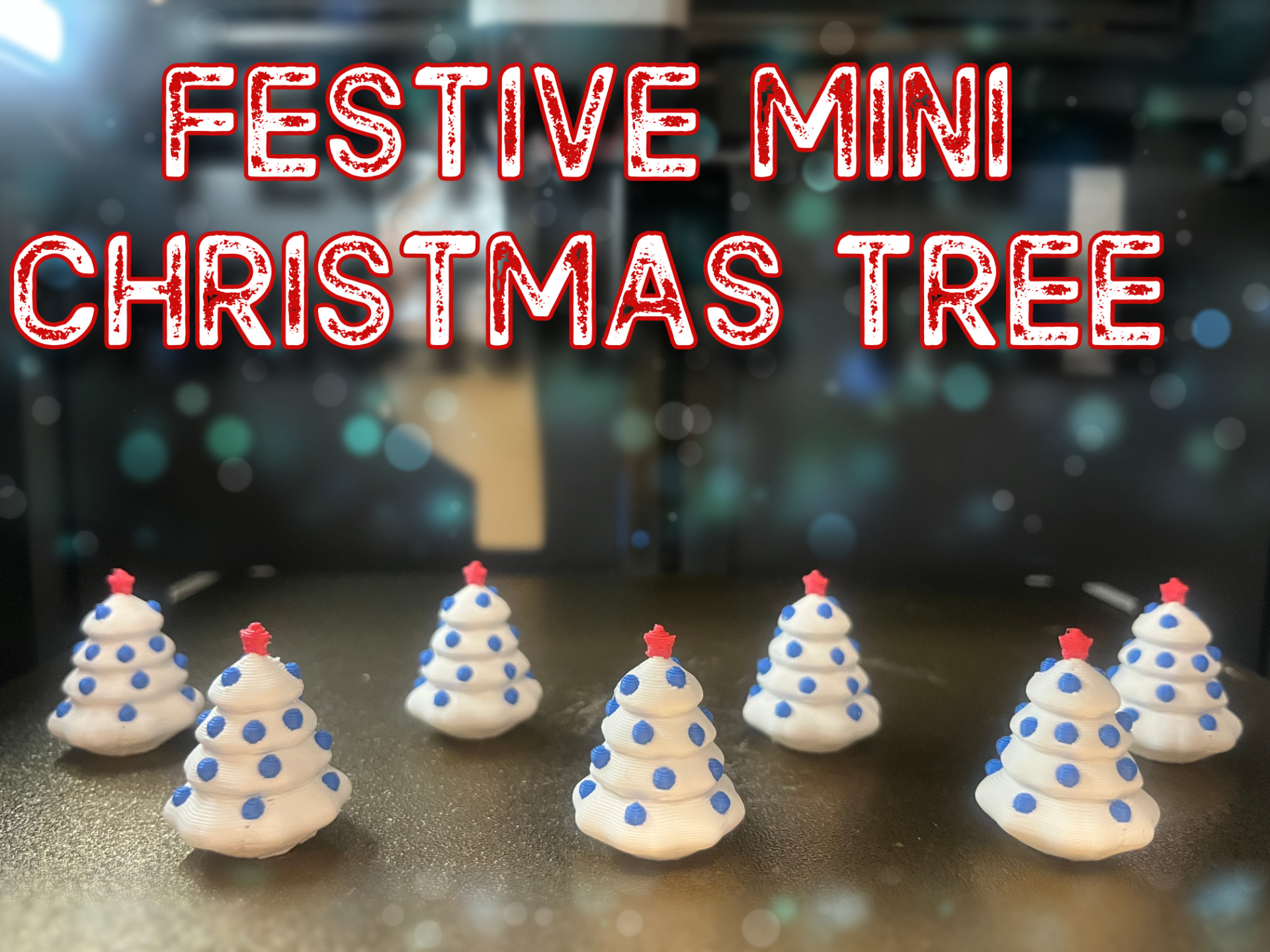 Festive mini Christmas tree AMS ready No supports