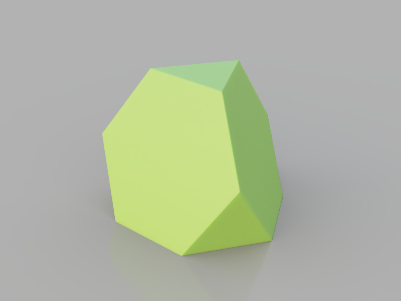 Low Poly Spheres: Truncated Tetrahedron