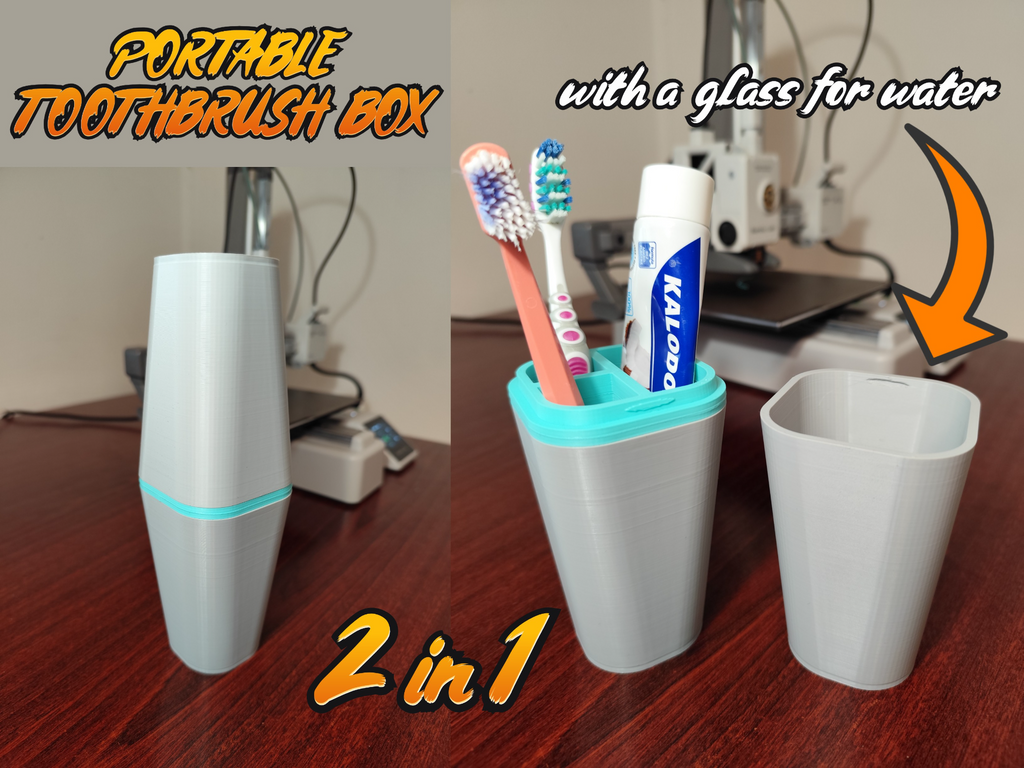 Portable Toothbrush Box