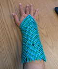 chainmail fabric arm bracer