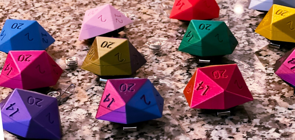 D20 Badge Reel Cover