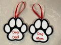 Dog Parents Christmas Ornaments