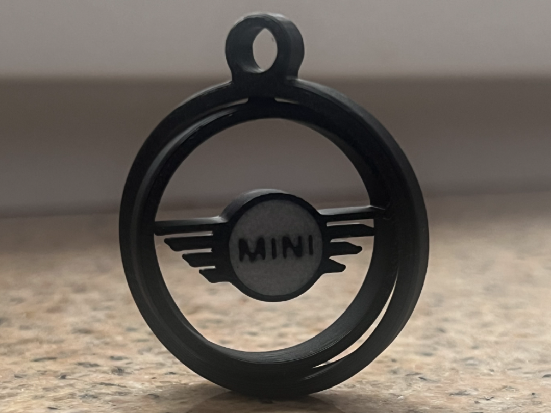 Mini cooper gyro keychain