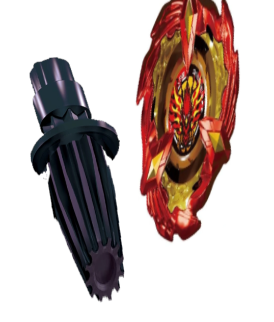 Custom Beyblade Bit - High Gear Flat