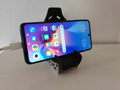 Racing seat phone stand