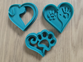 Dog Love Cookie Cutter Gift Valentine Fun Dough