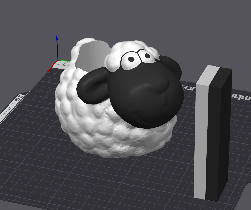 Sheep planter - Colored