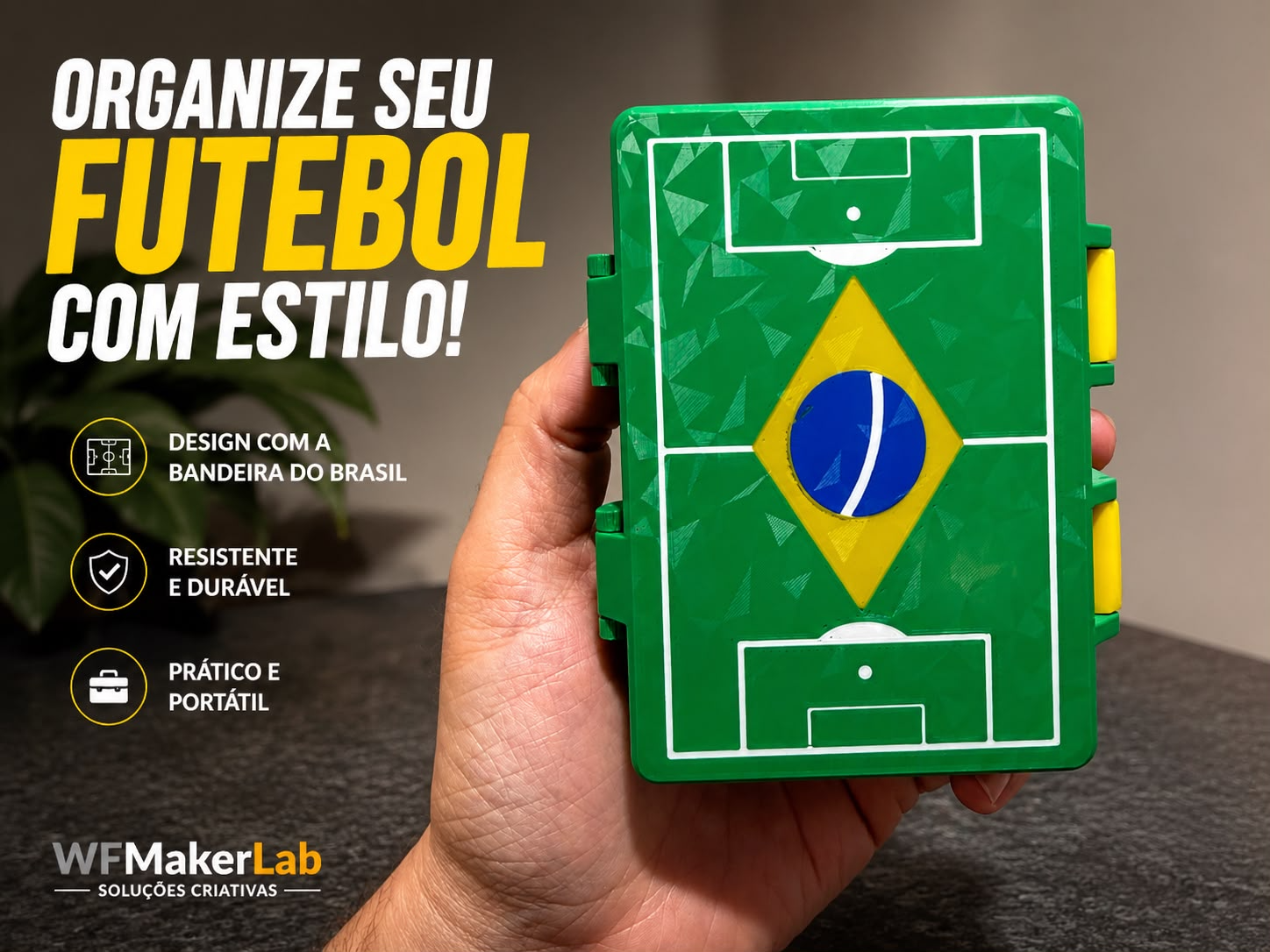 Caixa para figurinha da copa Brasil