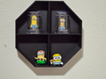 Desktop/Wall Mounted Octagon Display Shelf