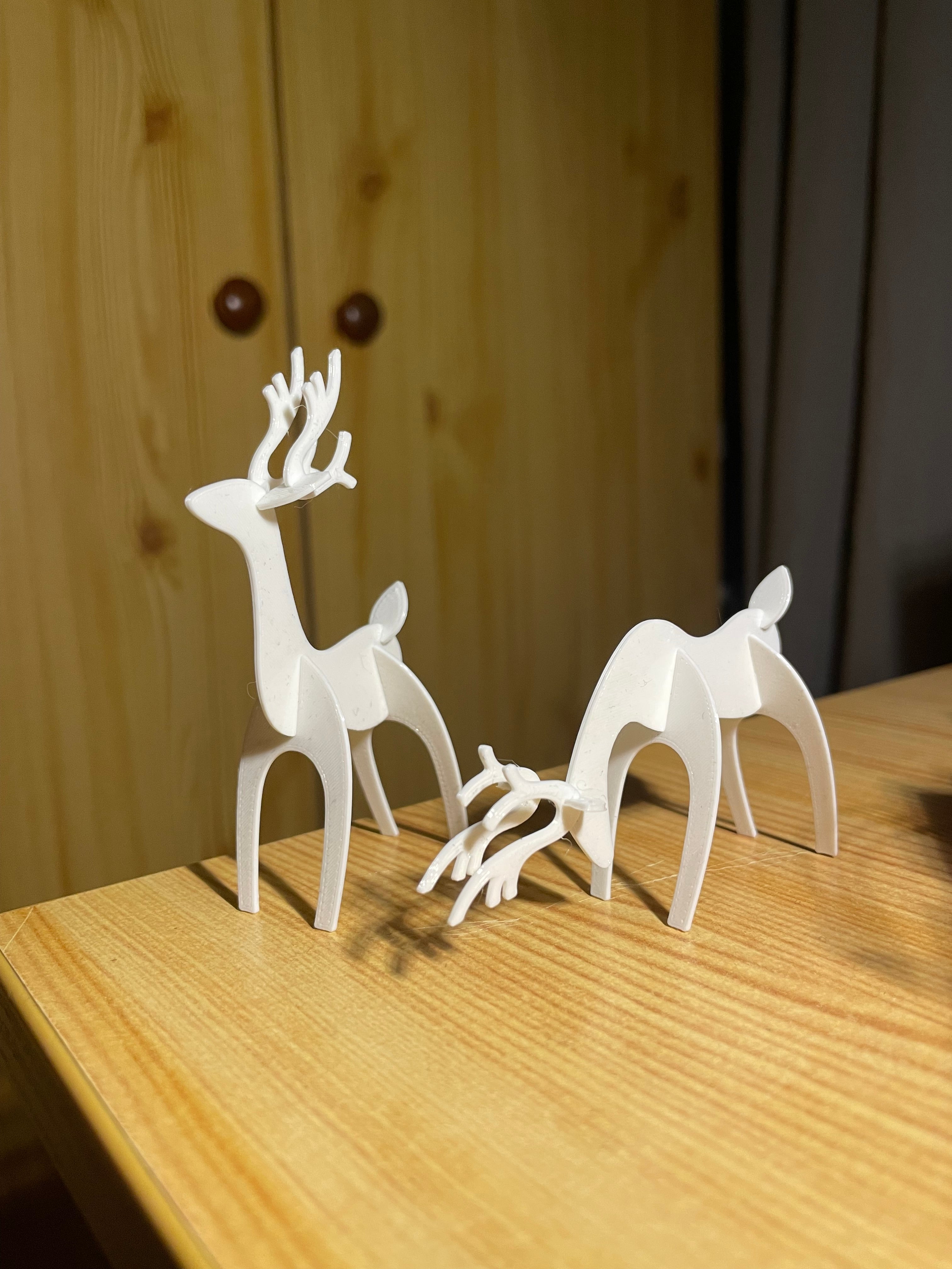 Christmas Deer - Card 2v1
