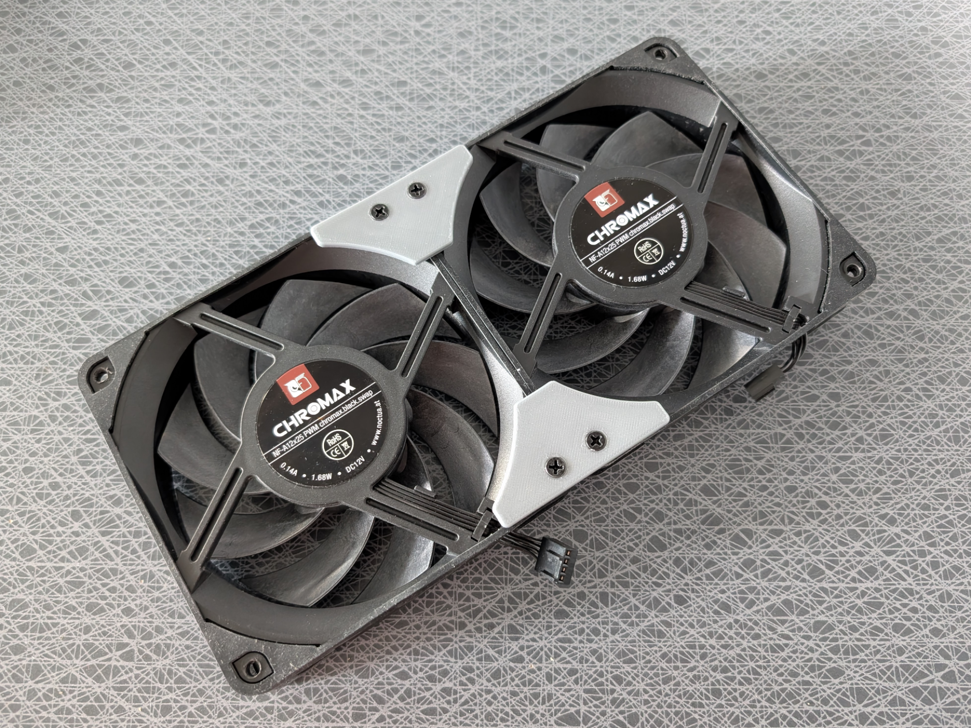 Fan join adapters 60mm, 80mm, 92mm, 120mm, 140mm