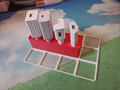 Gridfinity power brick holder (EU, parametric)