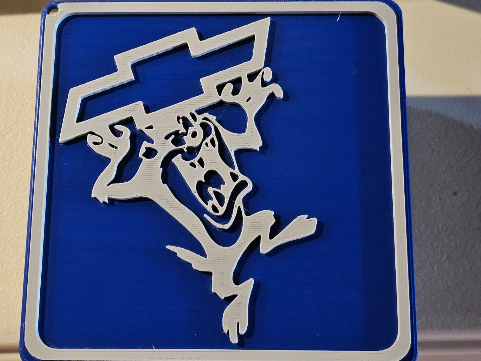 Double Sided Taz Chevy Large Window Hanger