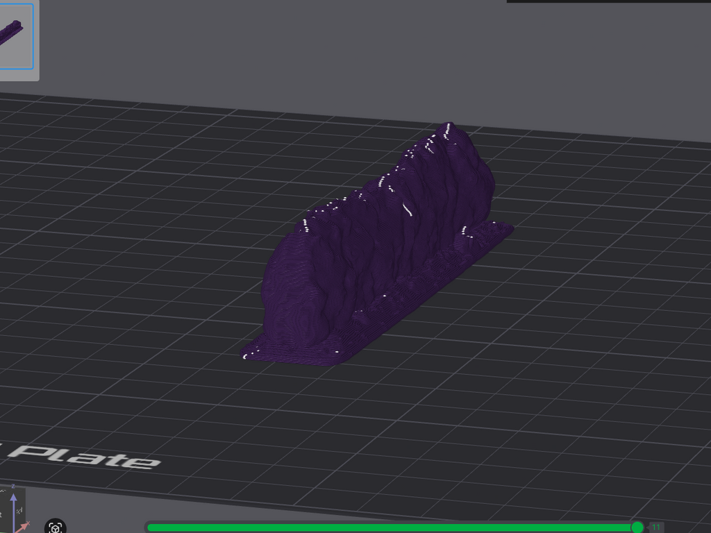 Rock Wall Template for Warmachine