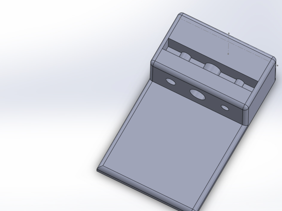Guide for wood dowels and connecting screws