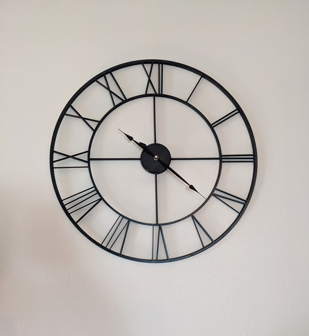 Roman Numeral Wall Clock