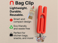 Bag Clip: leggera, resistente e riutilizzabile
