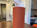 Tissue Tube Cover - Spiral Pattern