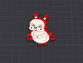 cute animal , laura the ladybird keychain / necklace charm (free for commercial use)