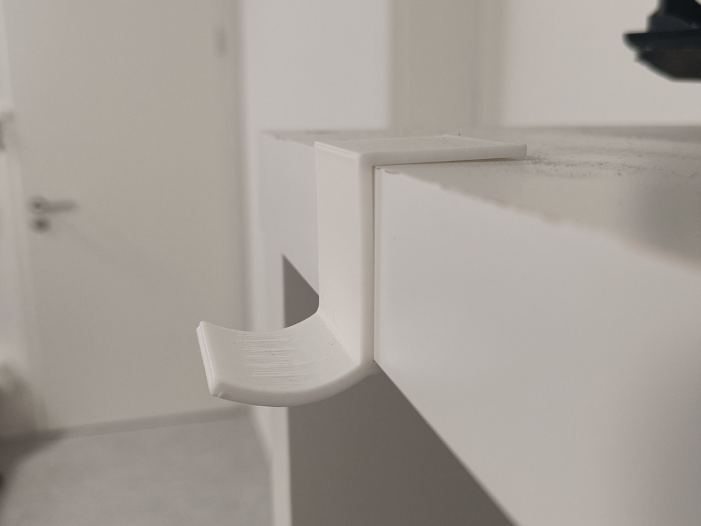 super simple Kallax Headphone holder