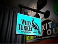 WILD TURKEY ~ 2-Sided Hanging Pub Style Lightbox
