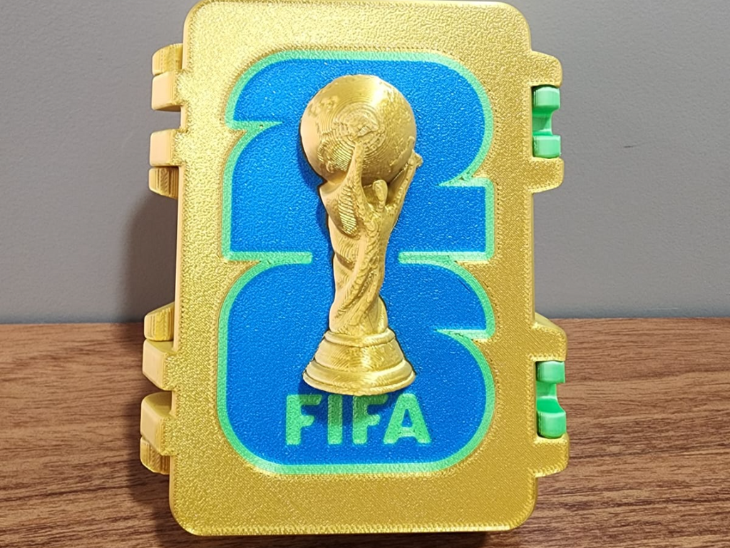 CAIXA FIGURINHA COPA DO MUNDO BY CREATE3D