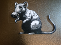 rat in gas mask