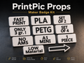 PrintPic Props | Maker Badge Kit