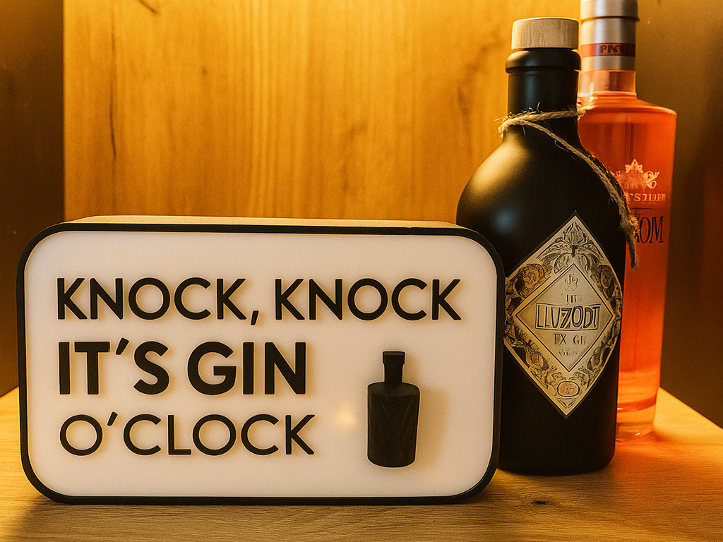 Knock, Knock, Gin O´Clock Lightbox