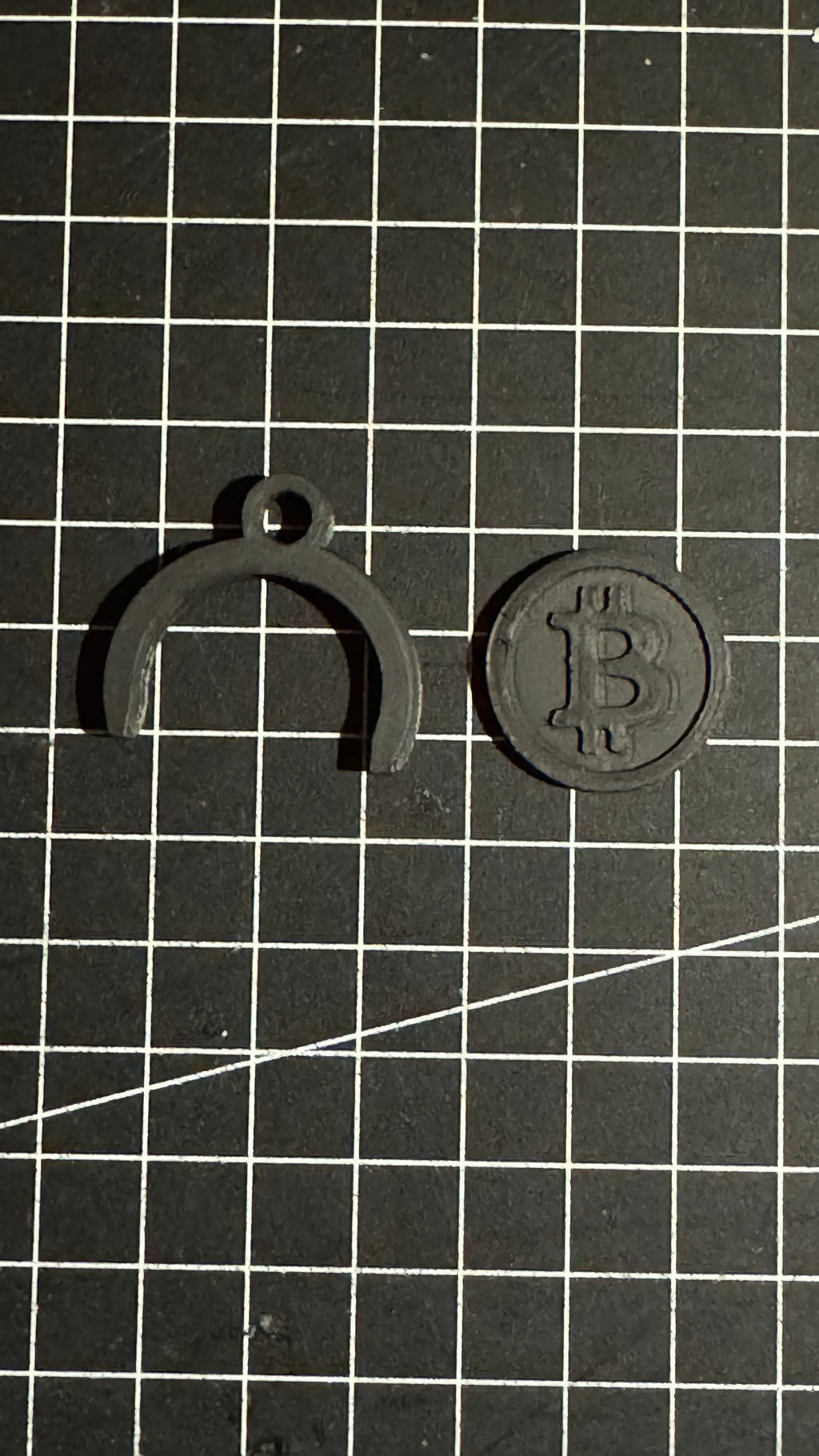 Bitcoin Shopping Cart Chip + Holder