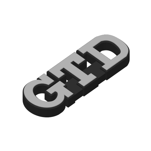 Golf MK2 GTD logo emblem